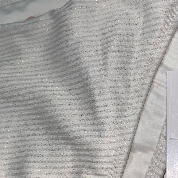 NWT White Tie-Side Bikini Bottom - Picture 7 of 8